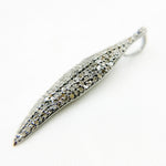 Load image into Gallery viewer, DP06. Diamond & Sterling Silver Leaf Pendant