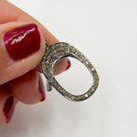 Load image into Gallery viewer, Silver Oval Lobster Clasp