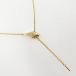 Load image into Gallery viewer, Solid Gold Diamond and Emerald Snake Necklace