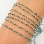 Load image into Gallery viewer, Buy Now Amazonite Gemstone Round Shape Wire Wrapped