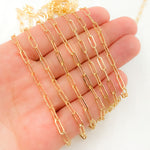 Load image into Gallery viewer, 2903FGF. 14K Gold Filled Flat Paperclip Chain