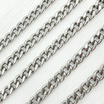 Load image into Gallery viewer, V45OX. Oxidized Sterling Silver Curb Link Chain