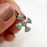 Load image into Gallery viewer, DC306. Diamond Sterling Silver Cross Pendant