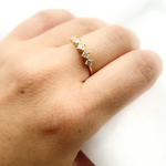 Load image into Gallery viewer, 14K Solid Gold Diamond Ring.