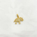 Load image into Gallery viewer, DP441. Diamond Sterling Silver Elephant Pendant