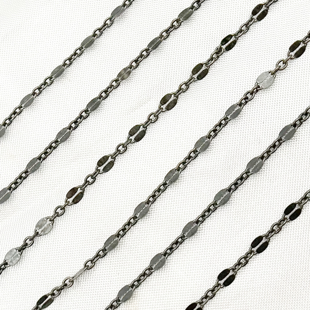 Shop Now Oxidized Sterling Silver Marina Link Chain