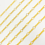 Load image into Gallery viewer, V303GF. 14K Gold Filled Long & Short Round Link Chain