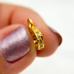 Load image into Gallery viewer, DC500. Diamond Sterling Silver Round Bail