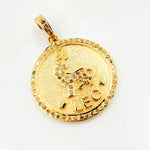 Load image into Gallery viewer, DP622. Diamond Sterling Silver Leo Zodiac Pendant