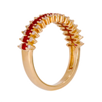 Load image into Gallery viewer, 14K Solid Gold Diamond and Gemstone Rings