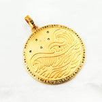 Load image into Gallery viewer, Buy Now Diamond Sterling Silver Round Pendant