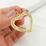 Load image into Gallery viewer, Diamond Sterling Silver Heart Pendant