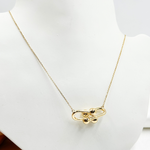 Load image into Gallery viewer, NFZ71461. 14K Solid Gold Knot Necklace