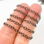 Load image into Gallery viewer, Black Rhodium Sterling Silver Link Chains