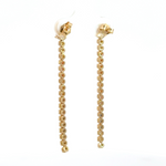 Load image into Gallery viewer, ESN59071MS. 14K Solid Gold Diamond Multi Sapphire Dangle Earrings
