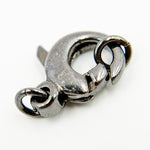 Load image into Gallery viewer, Black Rhodium Sterling Silver Trigger Clasps