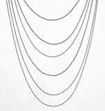 Load image into Gallery viewer, Necklace Cable Oxidized Gold &amp; Silver Chain with cubes. Z36GB1FNecklace
