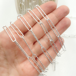 Load image into Gallery viewer, 925 Sterling Silver Diamond Cut Paperclip Link Chains