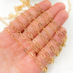 Load image into Gallery viewer, 2207FGF. 14k Gold Filled Flat Round Link Chain