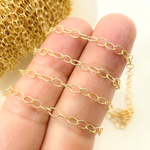 Load image into Gallery viewer, 1808MGF. 14K Gold Filled Textured Oval Link Chain