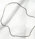 Load image into Gallery viewer, 925 Sterling Silver Black Rhodium Sparkle Glitter Margarita Finished Necklace. 1Necklace
