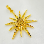 Load image into Gallery viewer, DP366. Diamond Sterling Silver Sun Pendant