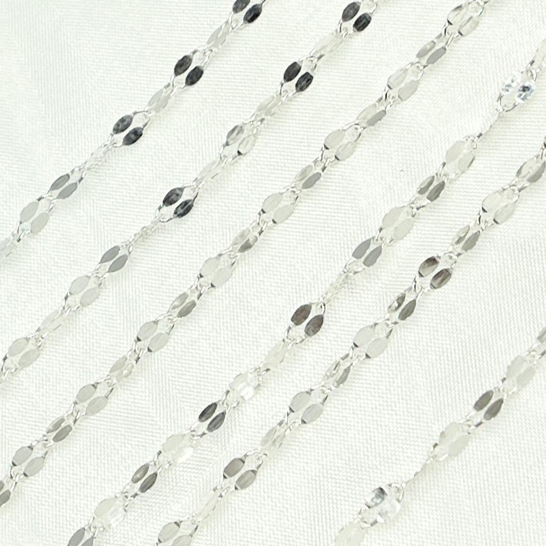 Z95SS. Sterling Silver Flat Marina Link Chain