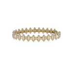 Load image into Gallery viewer, BNG68580. 14K Solid Yellow Gold Diamond Fancy Bangle
