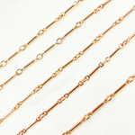 Load image into Gallery viewer, 14K Rose Gold Filled Tube Chain