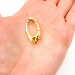 Load image into Gallery viewer, Shop Gold-plated Sterling Silver Oval Clasp