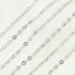 Load image into Gallery viewer, Sterling Silver Flat Cable Link Chain