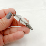 Load image into Gallery viewer, Diamond & Sterling Silver Leaf Pendant