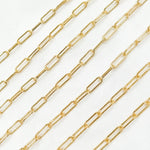 Load image into Gallery viewer, Shop Now 14K Gold Filled Hammered Paperclip Chain