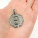 Load image into Gallery viewer, Shop Now Sterling Silver Octagon Pendant
