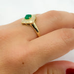 Load image into Gallery viewer, 14K Solid Gold Diamond and Gemstone Ring.