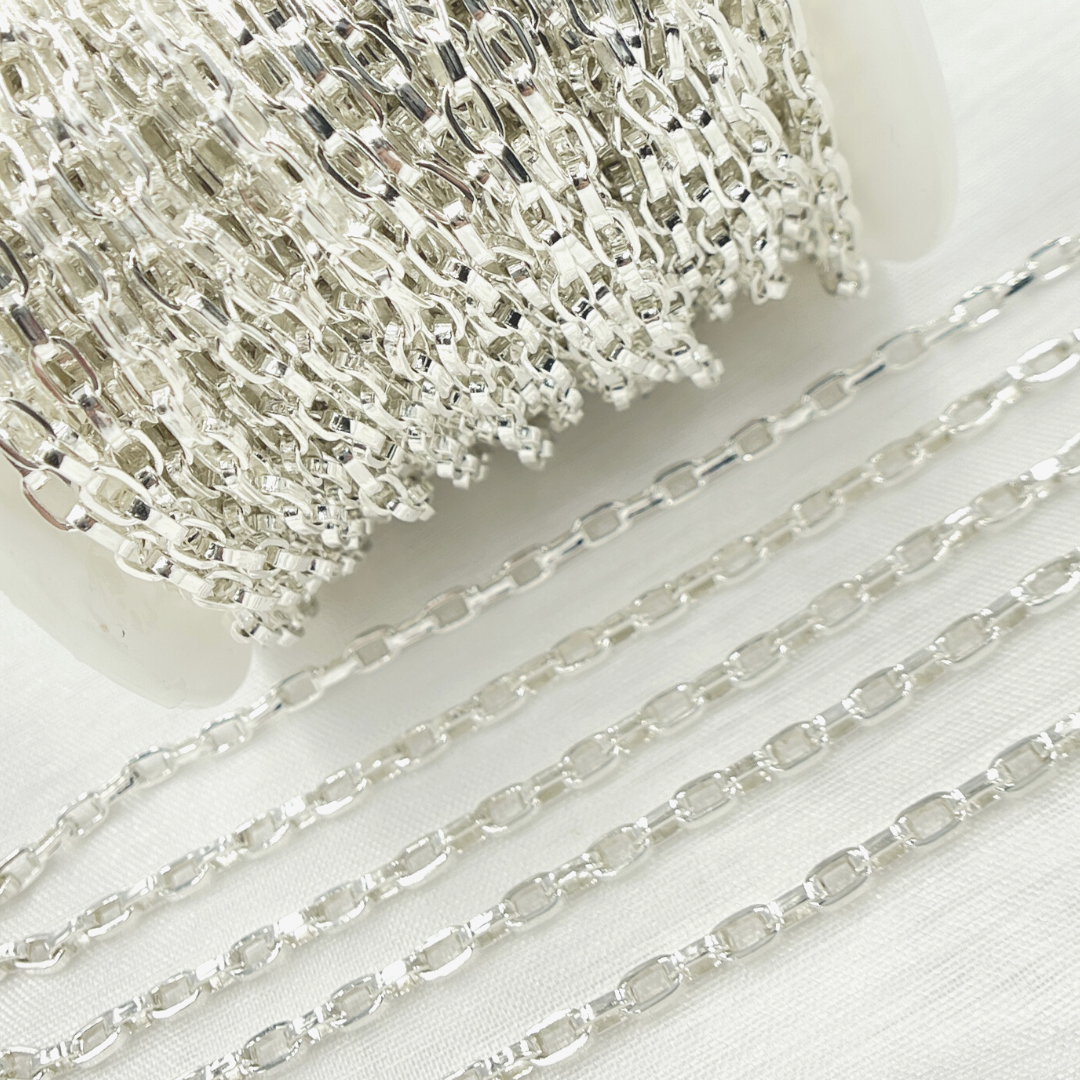 Shop Now Sterling Silver Flat Box Chain