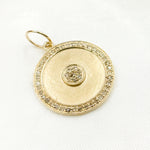 Load image into Gallery viewer, Gold Diamond Circle Charm