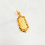 Load image into Gallery viewer, DC437. Diamond Sterling Silver Hexagon Pendant
