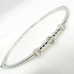 Load image into Gallery viewer, DBG00332. 14K Solid Gold Diamond Bangle