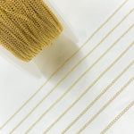 Load image into Gallery viewer, 14K Solid Gold Cable Chain
