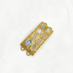 Load image into Gallery viewer, Shop Silver Connector with Gemstones