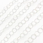 Load image into Gallery viewer, Shop Now Sterling Silver Diamond Cut Round Link Chain