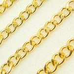 Load image into Gallery viewer, 2810CHRGF. Gold Filled Flat Curb Link Chain