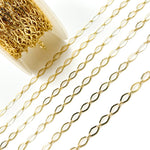 Load image into Gallery viewer, 14k Solid Yellow Gold Smooth Flat Oval Chain