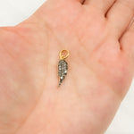 Load image into Gallery viewer, Diamond & Sterling Silver Wing Charm
