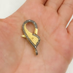 Load image into Gallery viewer, DC656. Diamond & Sterling Silver Fancy Clasp