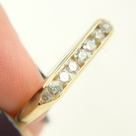 Load image into Gallery viewer, 14K Solid Yellow Gold Diamond Ring.
