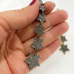 Load image into Gallery viewer, Buy Diamond Sterling Silver 6 Stars Long Pendant