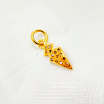 Load image into Gallery viewer, DC357. Diamond Silver Mini Arrow Head Charm