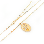 Load image into Gallery viewer, 14k Solid Gold Diamond and Ruby Oval Necklace